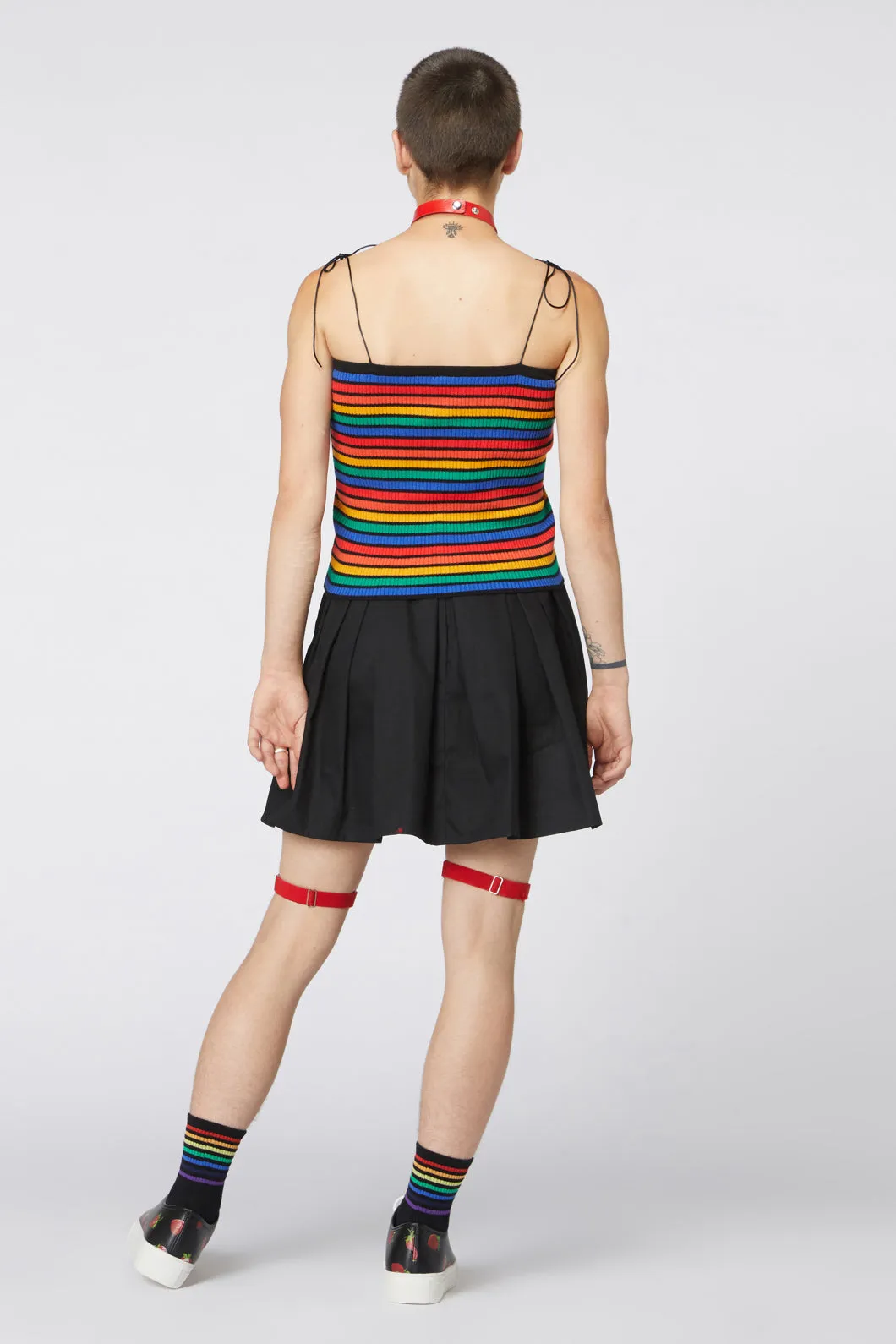 90S Rainbow Knit Singlet