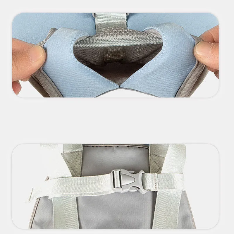 Adjustable Pet Front Carrier Backpack Legs Out Easy-Fit Puppy Cat Carrier
