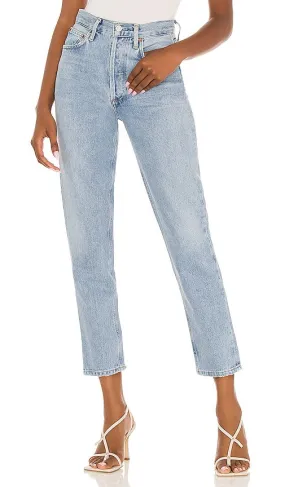 AGOLDE Fen High Rise Relaxed Taper in Blue