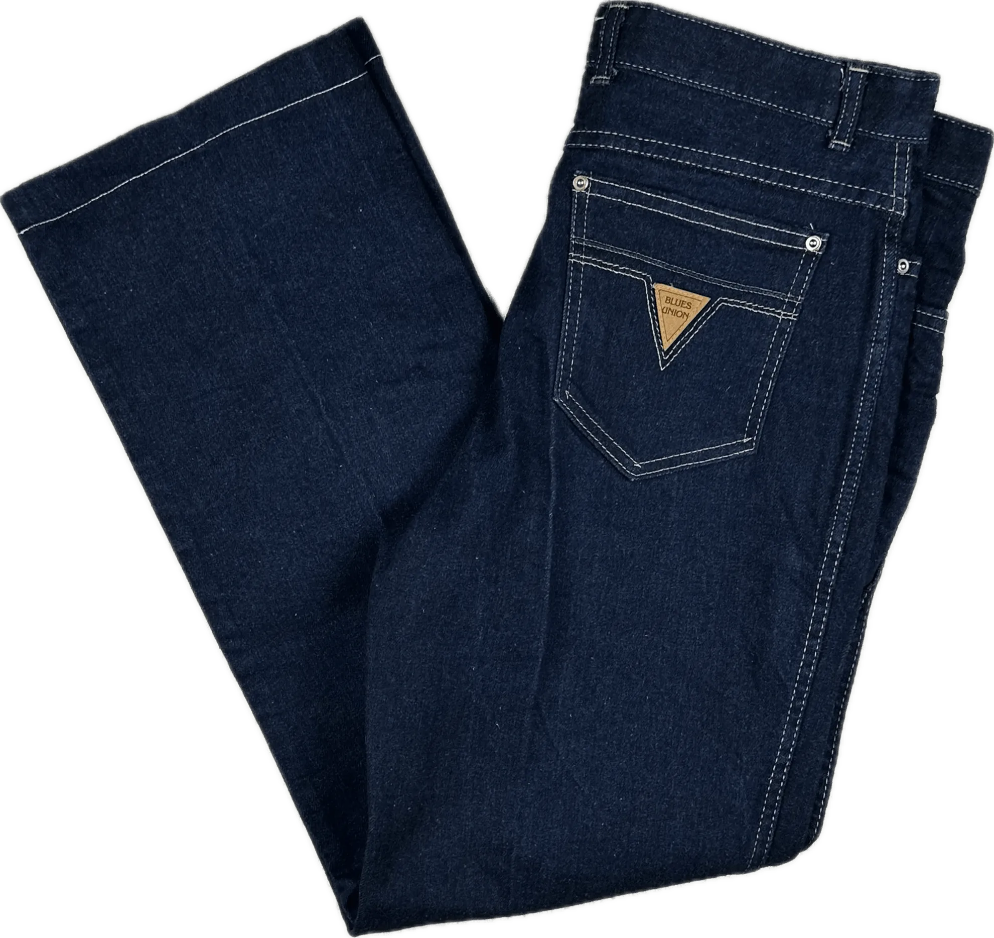 Blues Union Genuine 1980's Aussie Mens Vintage Denim Jeans - 34