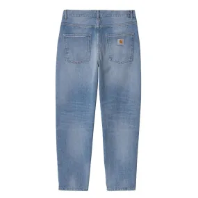 Carhartt WIP Denim Newel Pant Blue Light Used Wash