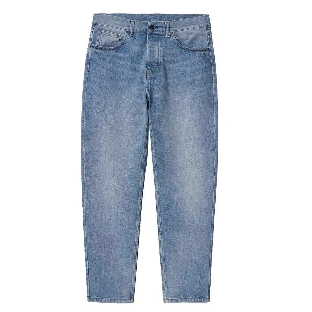 Carhartt WIP Denim Newel Pant Blue Light Used Wash