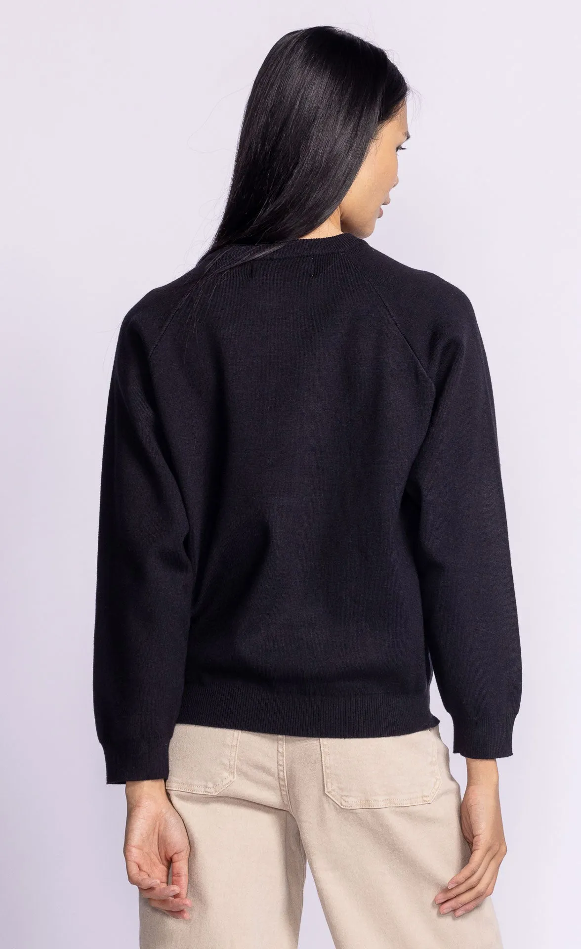 Catching Flights Sweater - Black