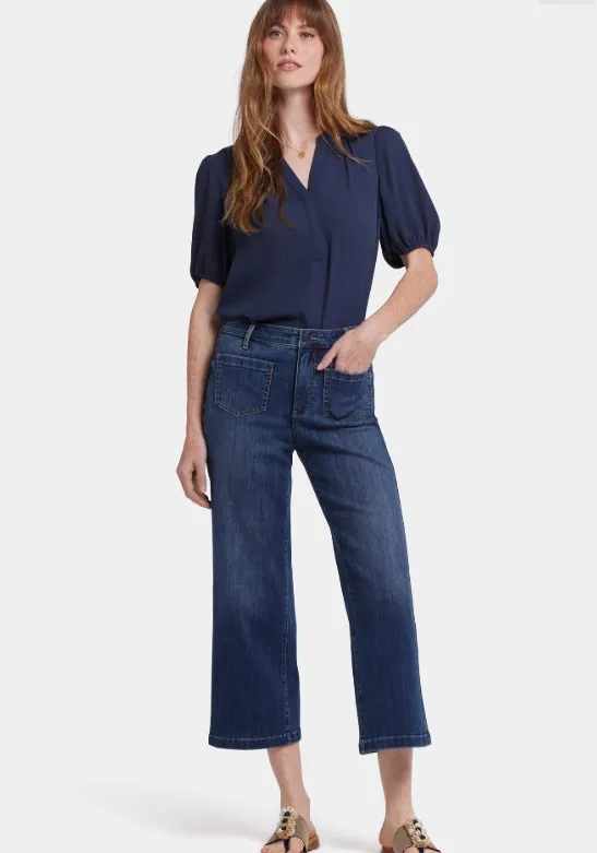 Coco Relaxed Wide Leg Crop Jeans