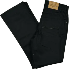 Corfu Black Vintage Straight Leg Jeans- Size 10