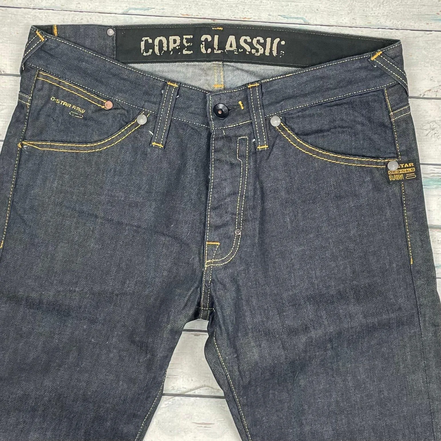 G Star RAW  'Core Classic' Mens Button Fly Jeans -Size 33