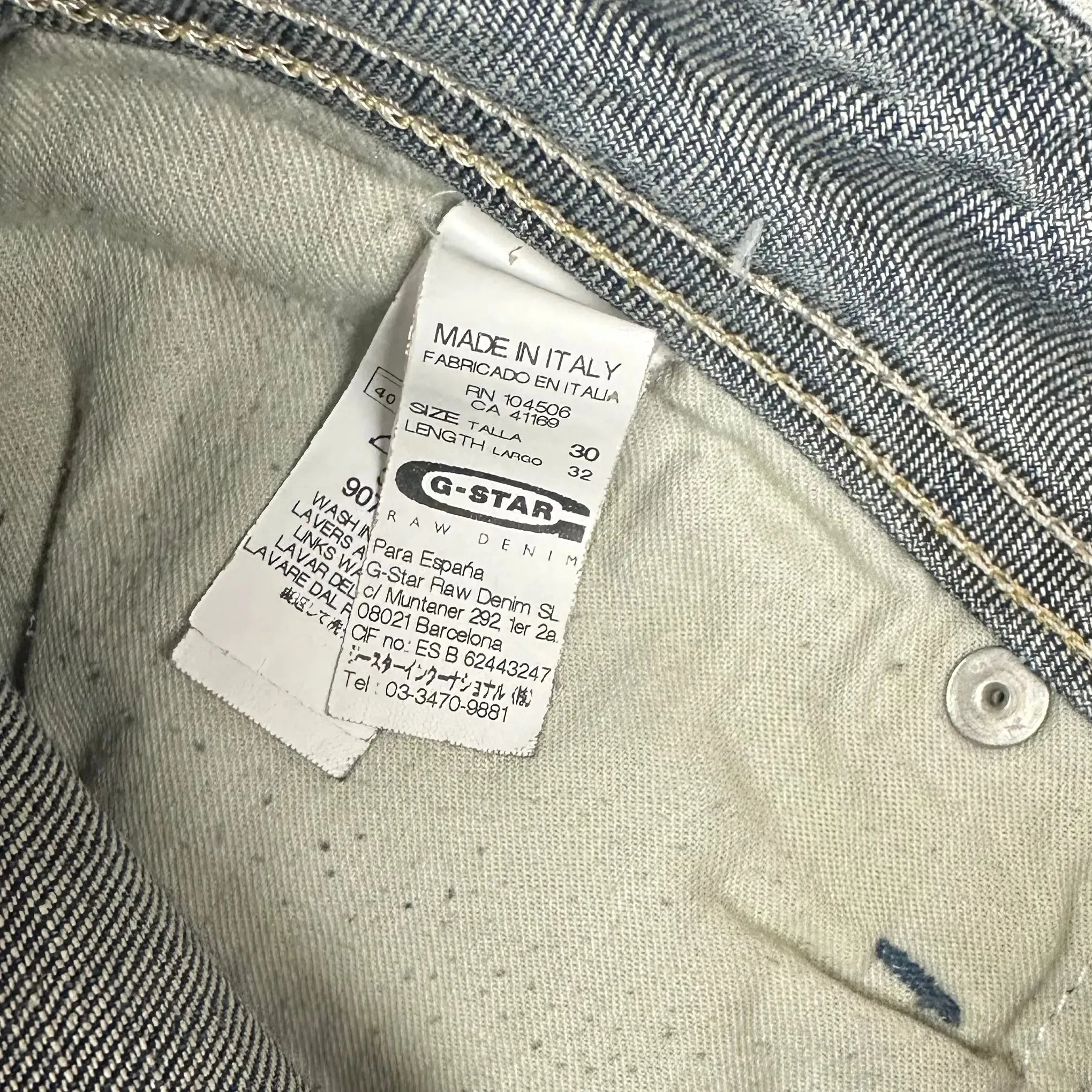 G Star RAW Womens 'Core Straight' Denim Jeans -Size 30