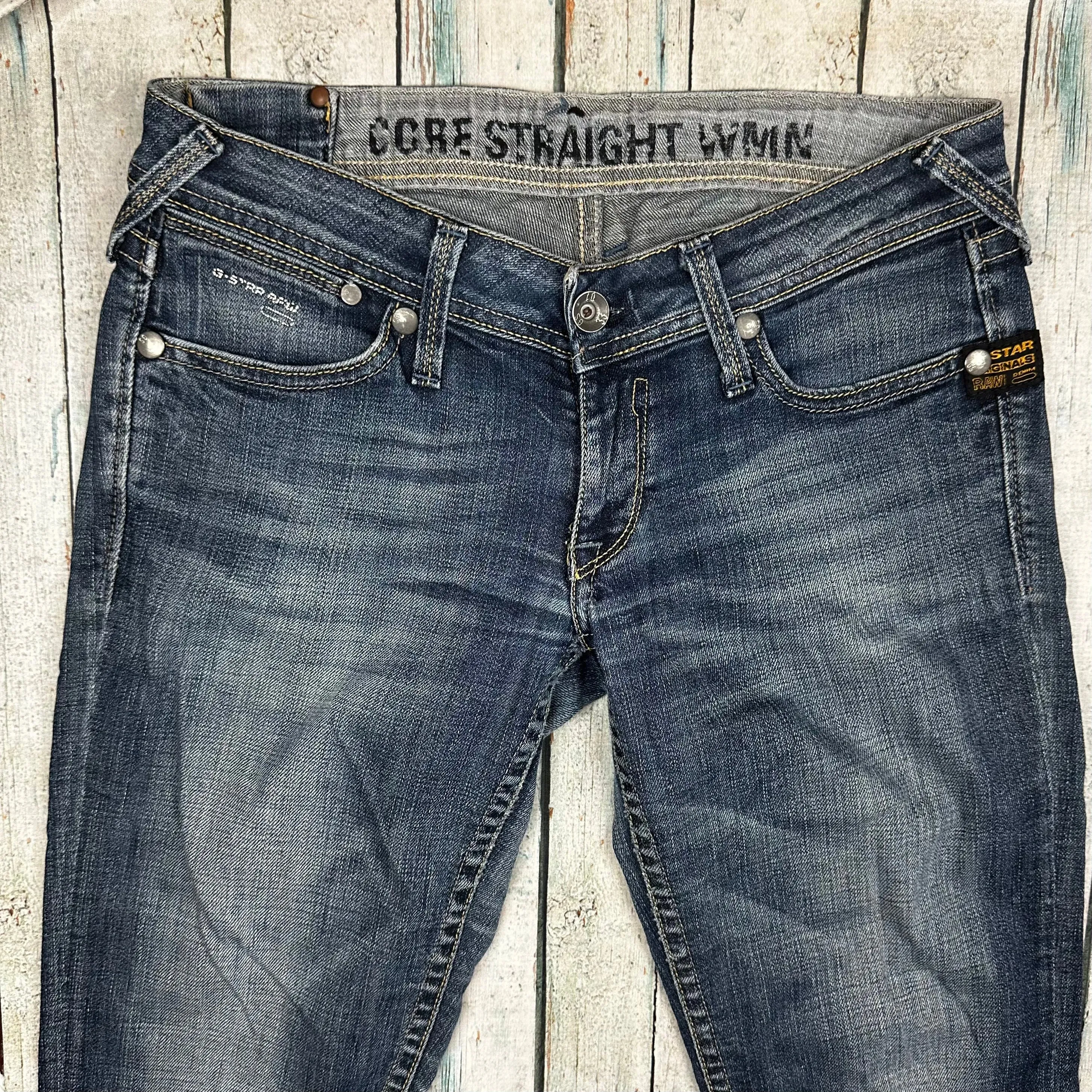 G Star RAW Womens 'Core Straight' Denim Jeans -Size 30