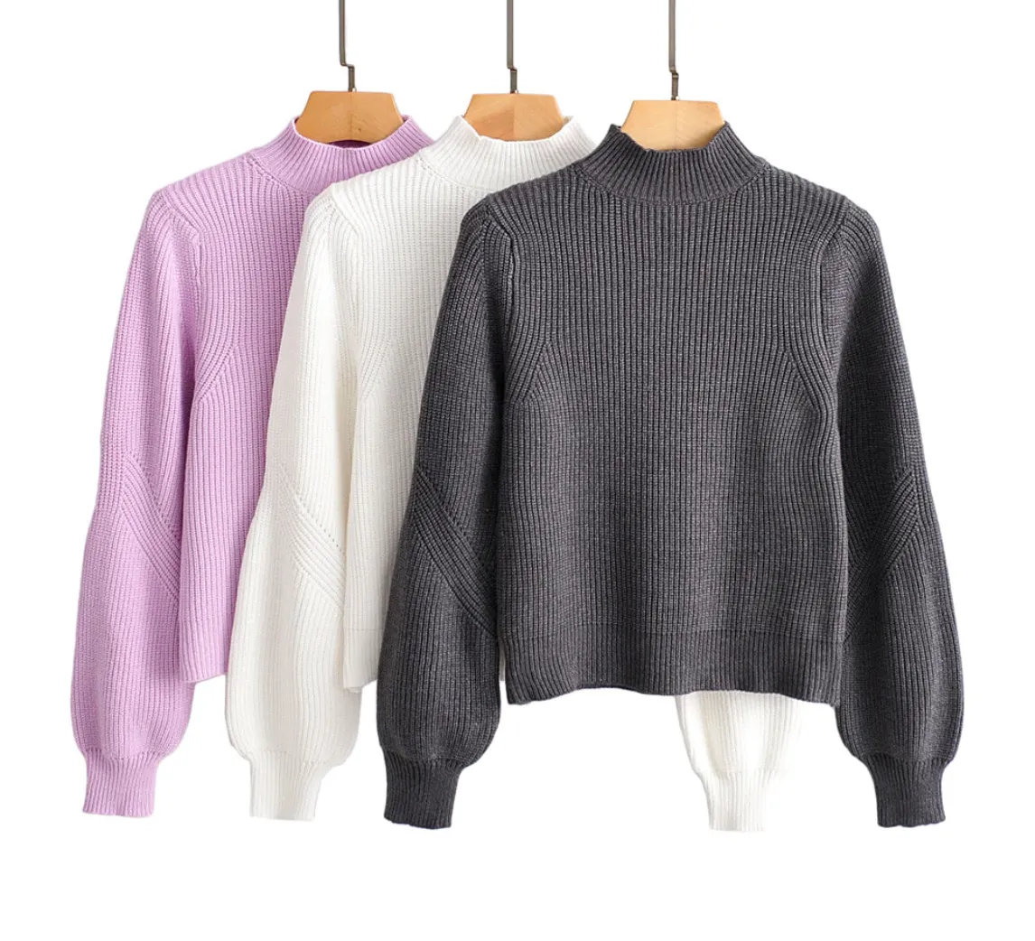 HIGH NECK SWEATER