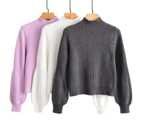 HIGH NECK SWEATER