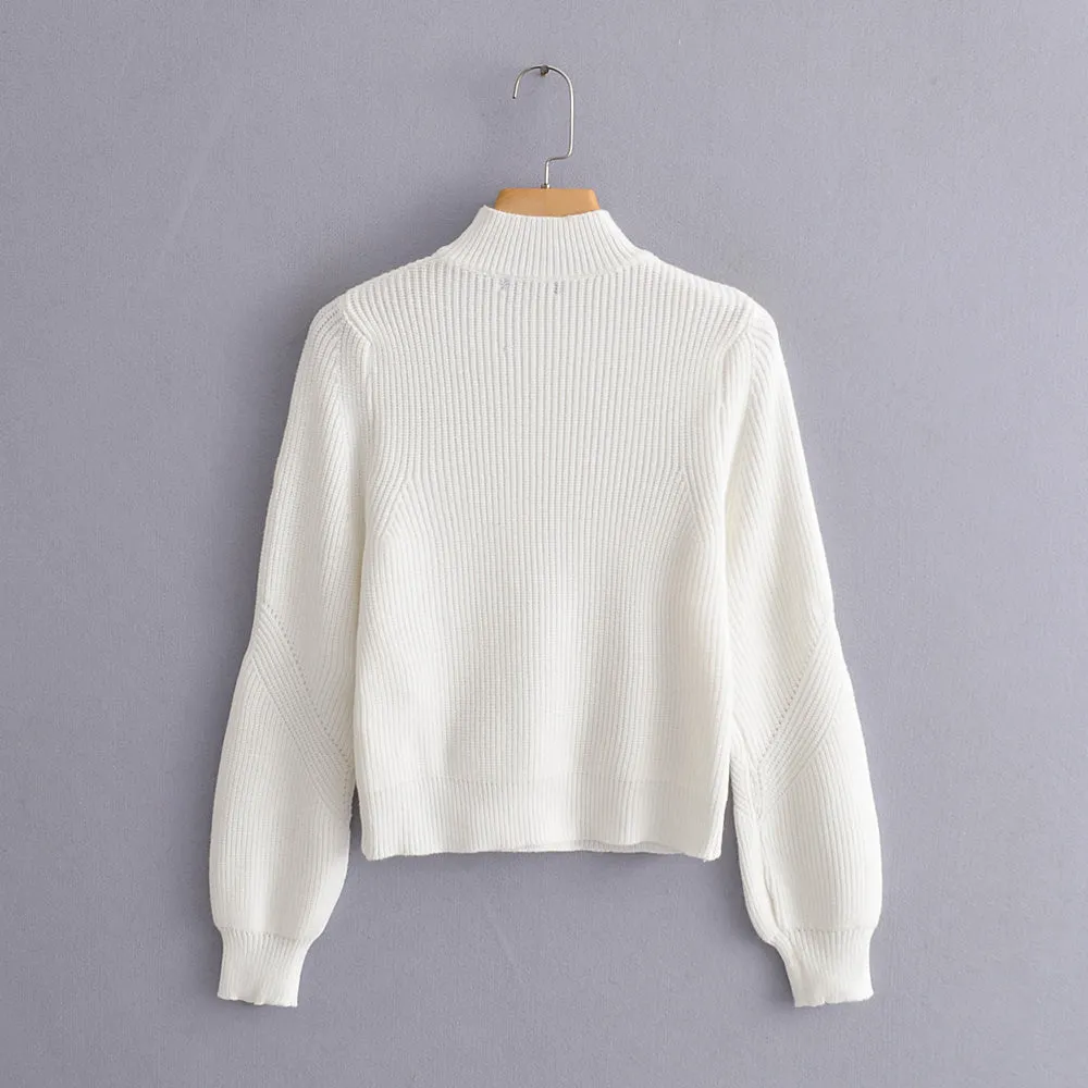 HIGH NECK SWEATER