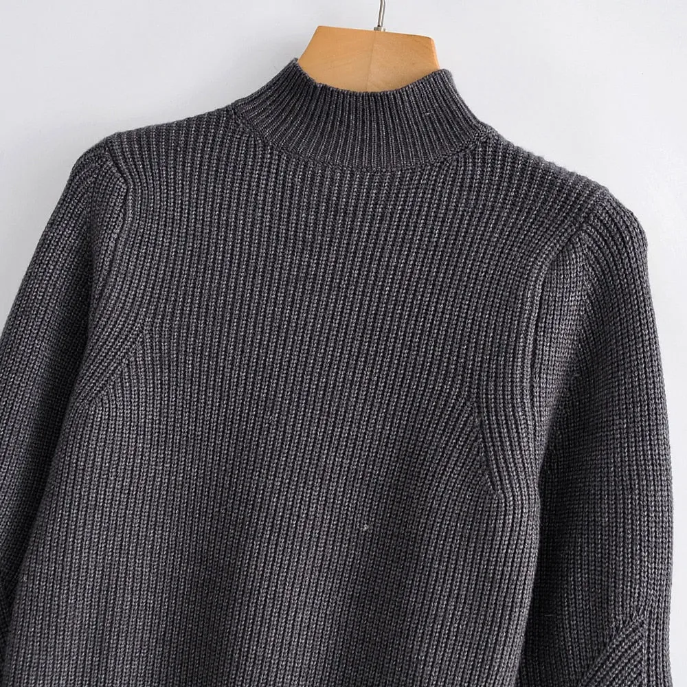 HIGH NECK SWEATER