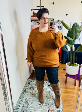 In Warm Arms Sweater in Rust