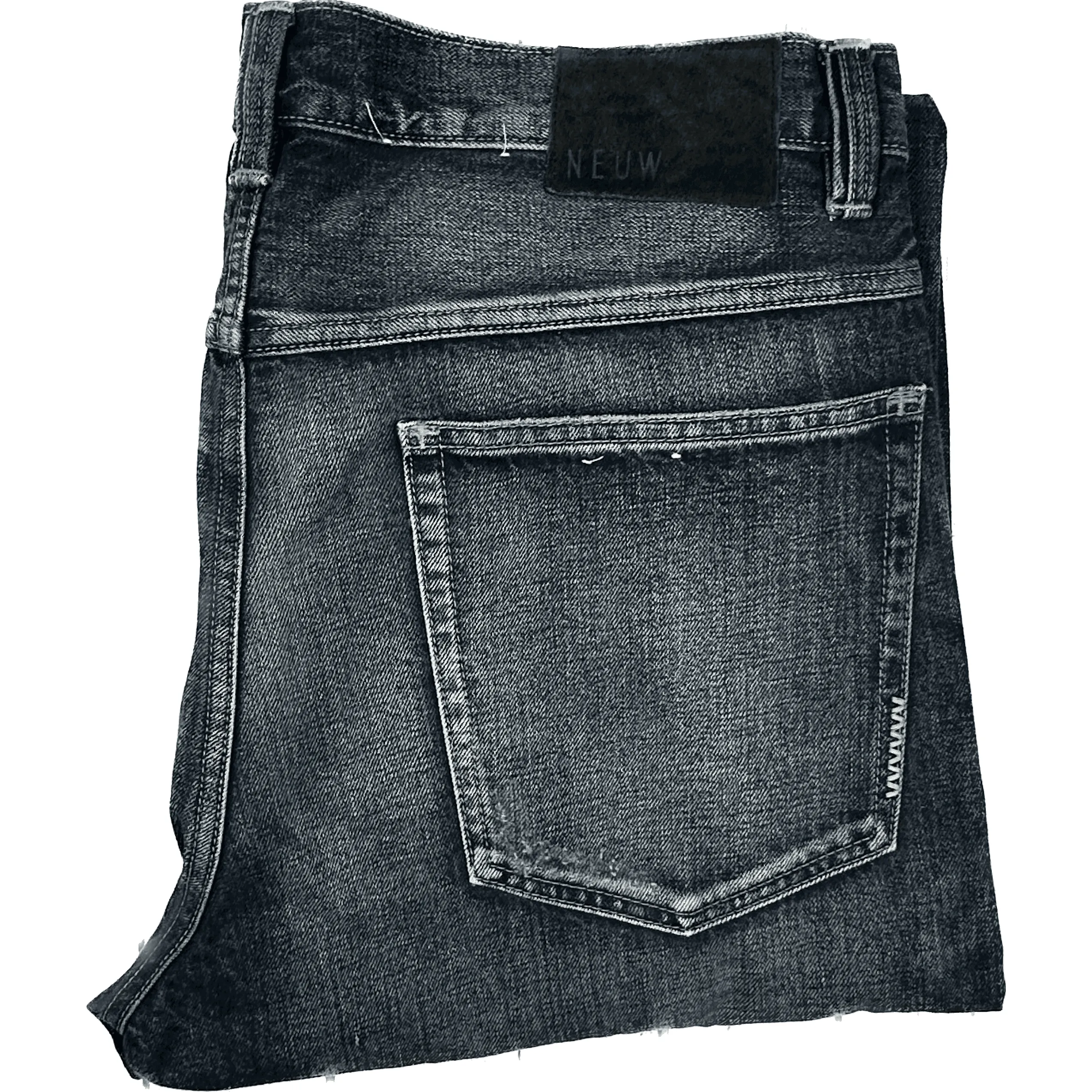 NEUW Mens 'Studio Relaxed' Stretch Denim Jeans - Size 34S