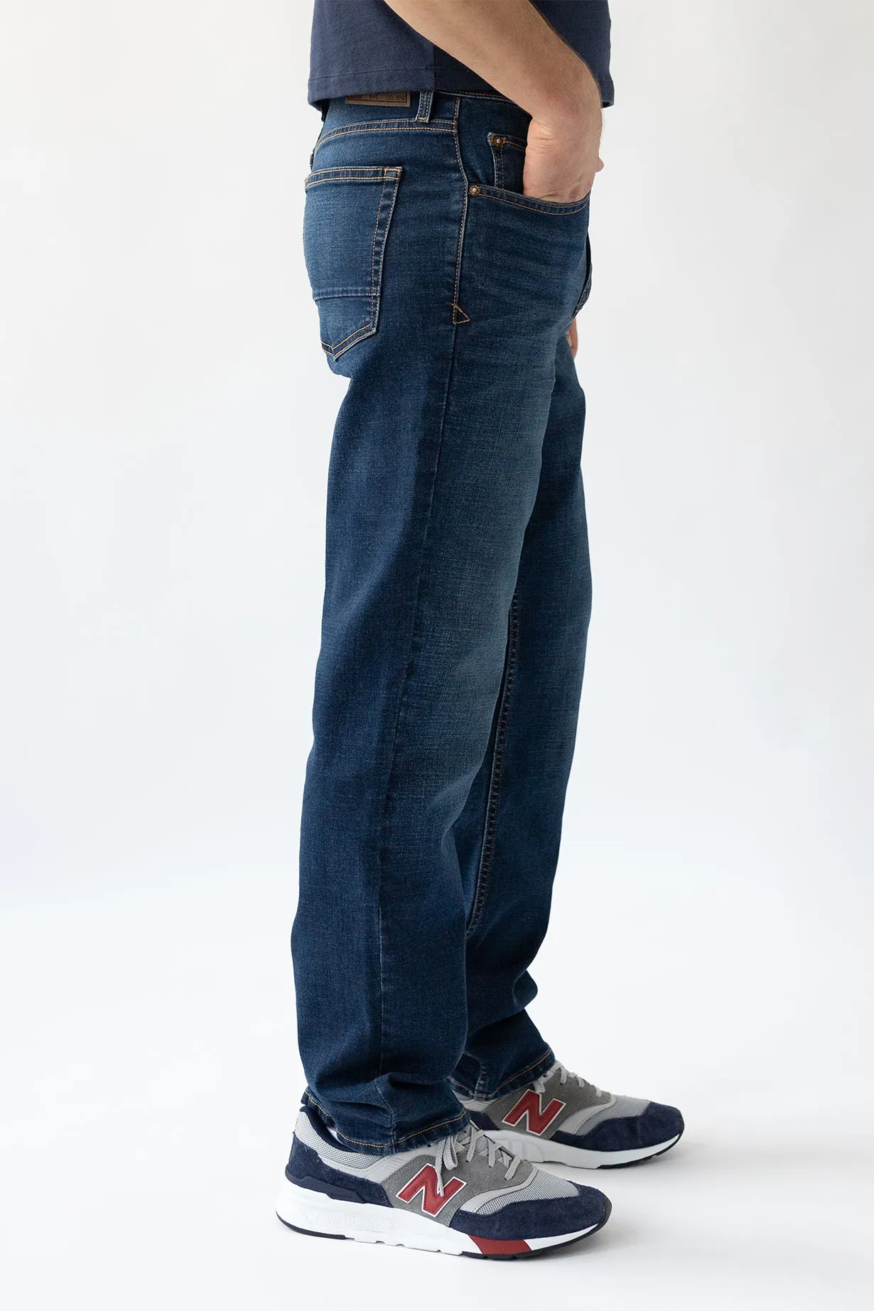 Relaxed Straight Jean - Boone Wash