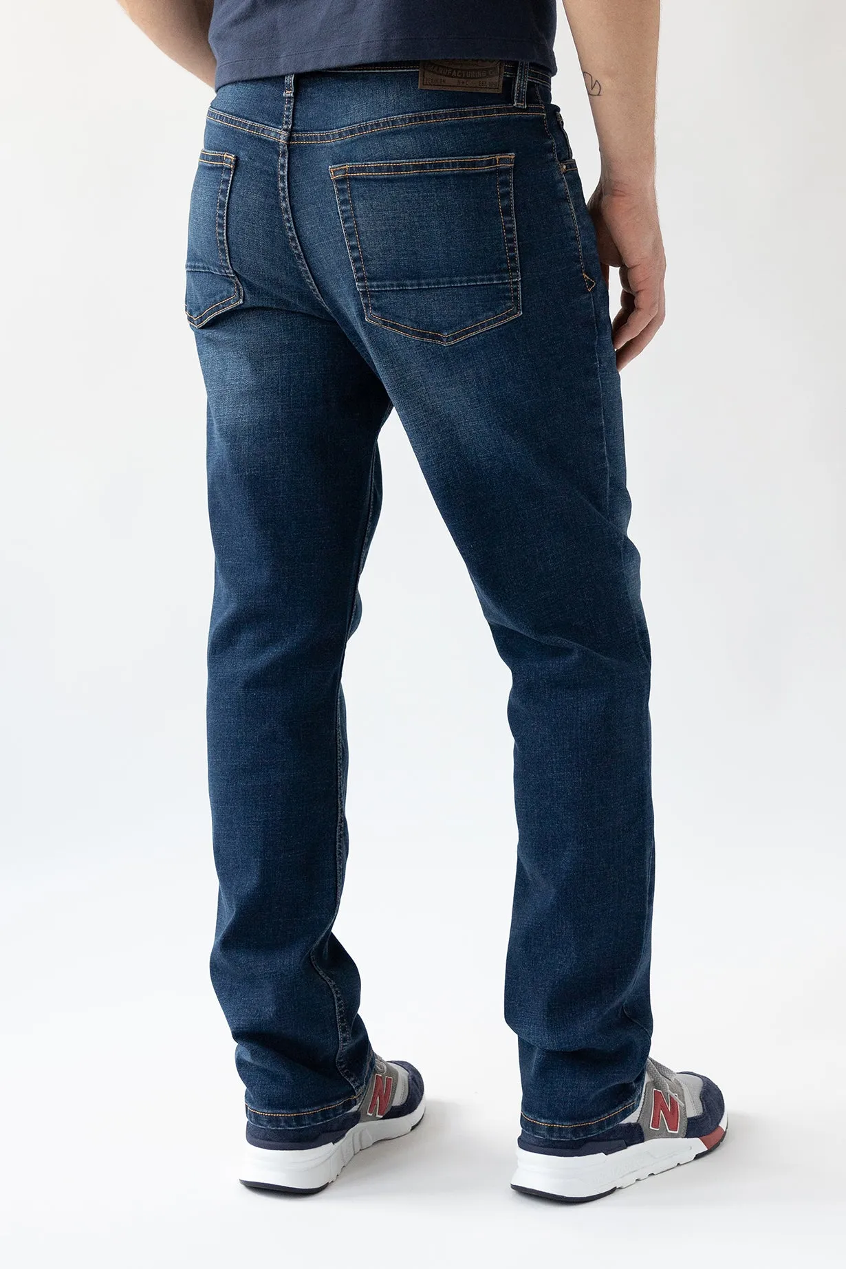 Relaxed Straight Jean - Boone Wash