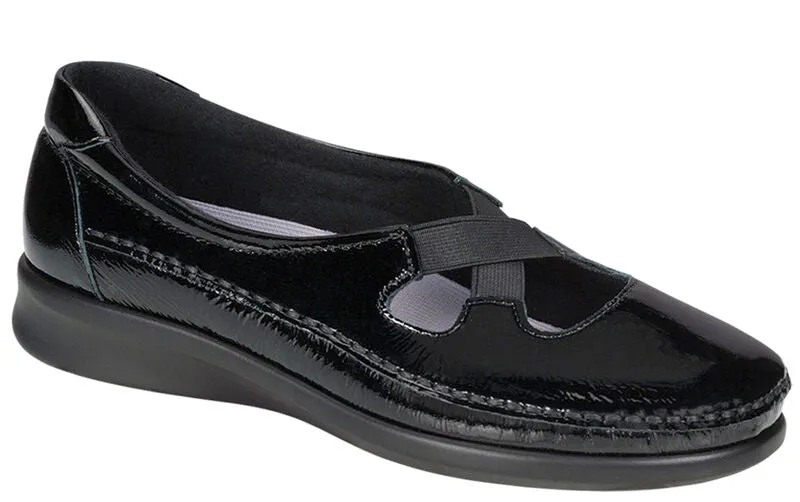 SAS Crissy Slip On Loafer - Black Patent