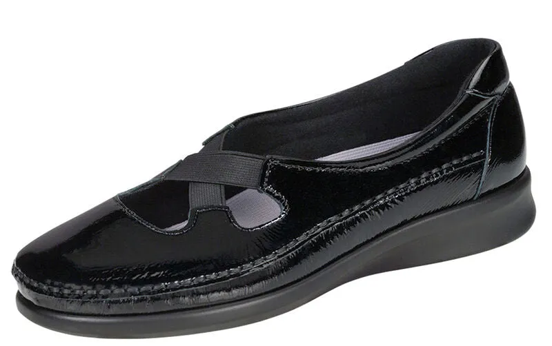 SAS Crissy Slip On Loafer - Black Patent