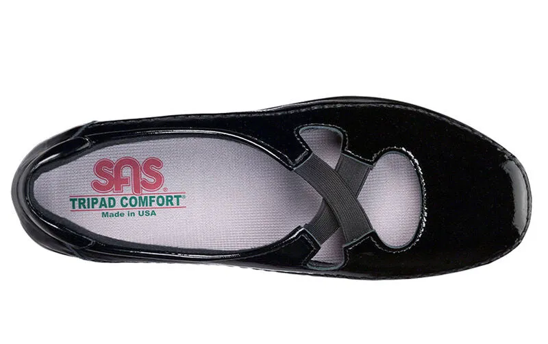 SAS Crissy Slip On Loafer - Black Patent