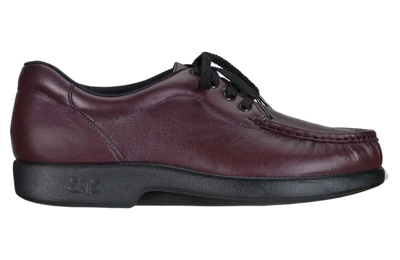 SAS Take Time Lace Up Loafer- Antique Wine