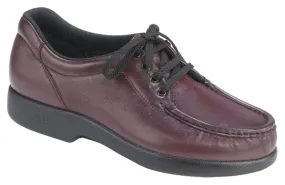 SAS Take Time Lace Up Loafer- Antique Wine