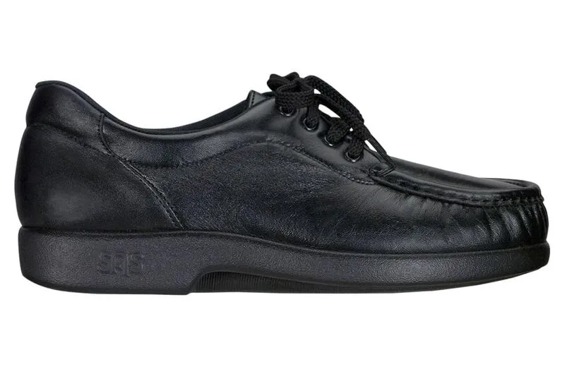SAS Take Time Lace Up Loafer- Black