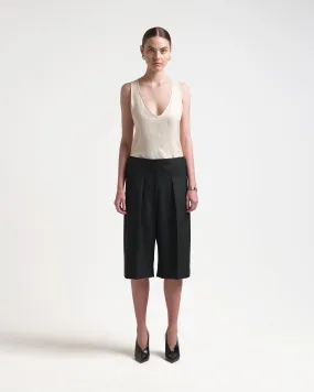 TAILORED SHORT BLACK