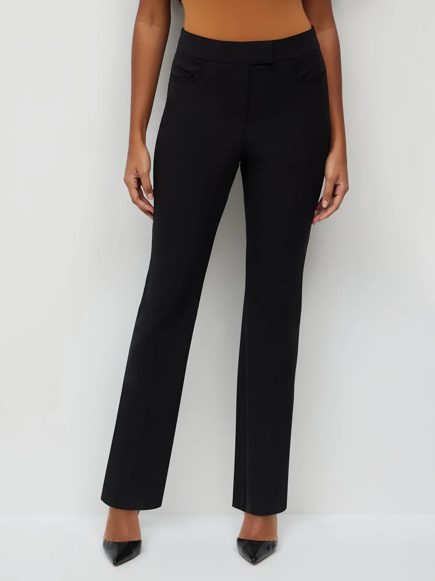Tall Essential Stretch Mid-Rise Barely Bootcut Pant