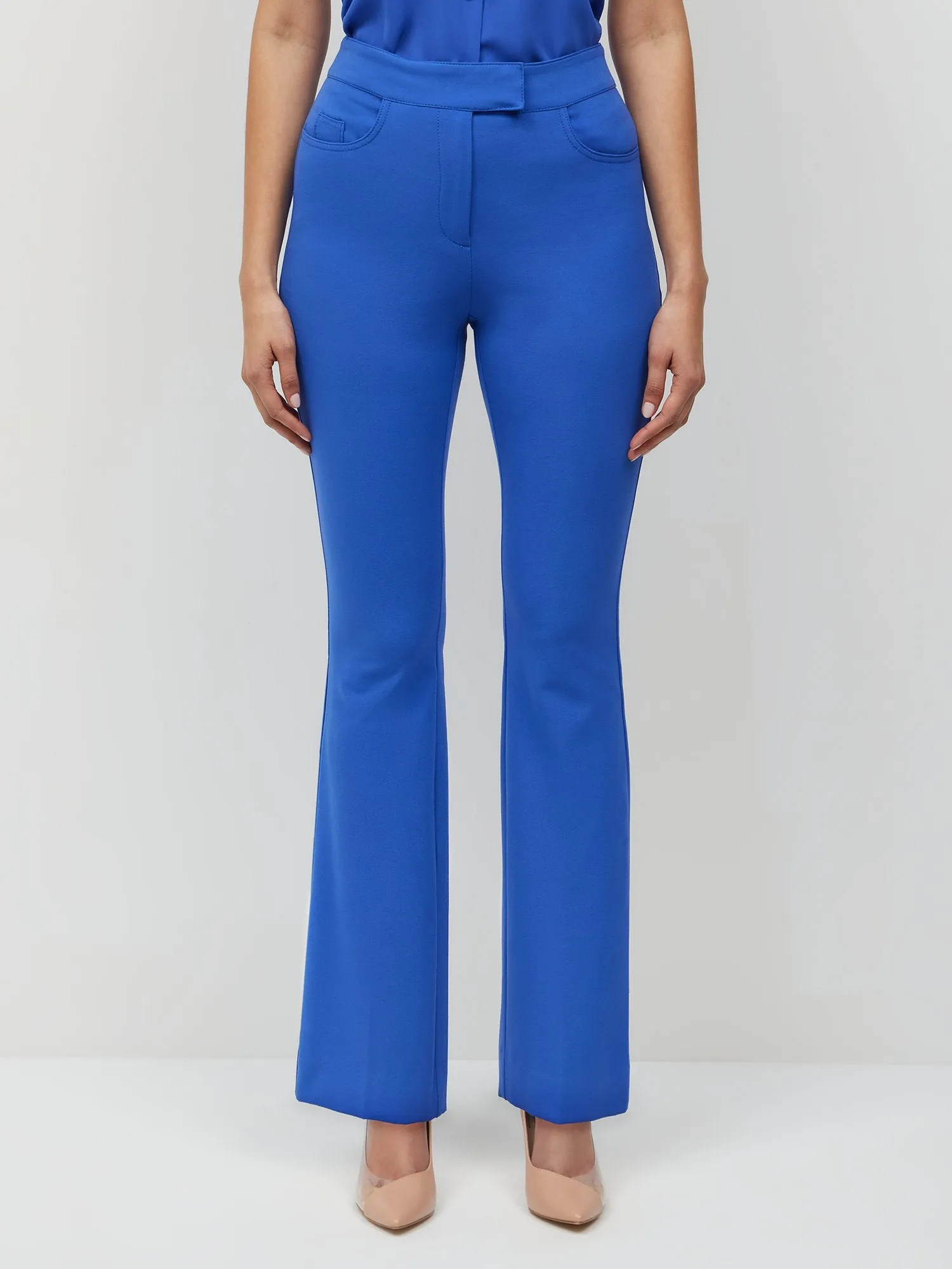 Tall Essential Stretch Mid-Rise Barely Bootcut Pant