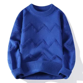 Warm Knitted Casual Pullover Sweater